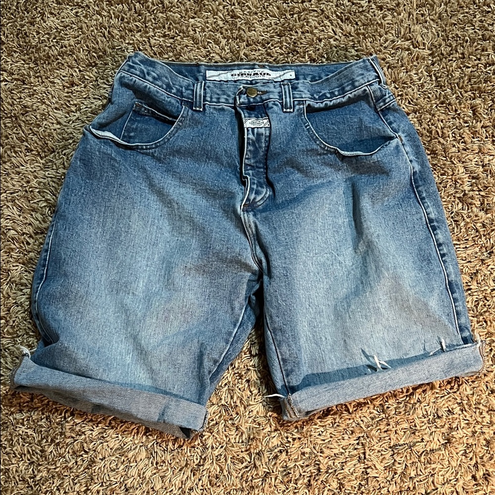 Marithe Francois Girbaud Blue Jean Shorts Vintage 90s